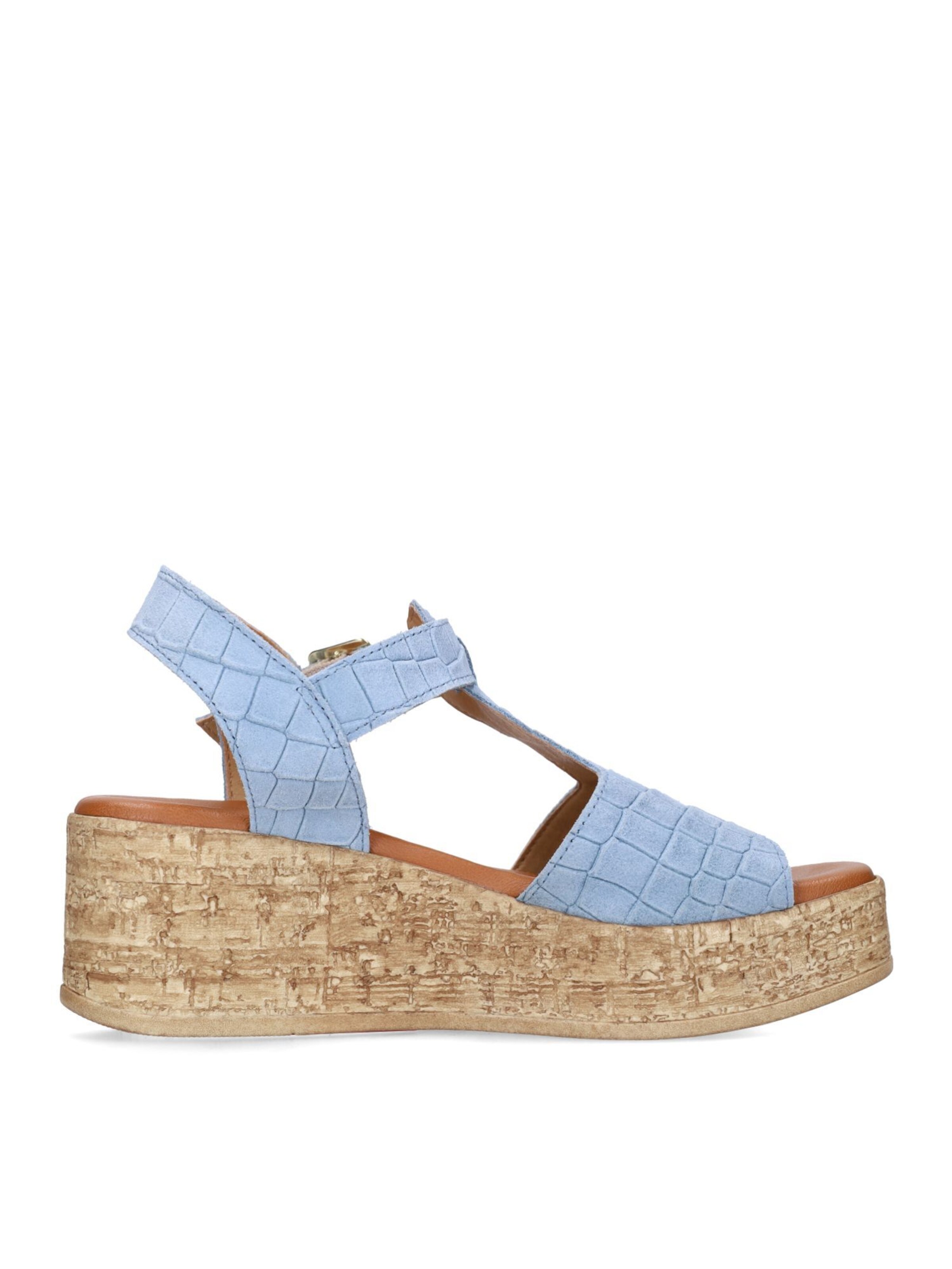 Sandales no stress en bleu
