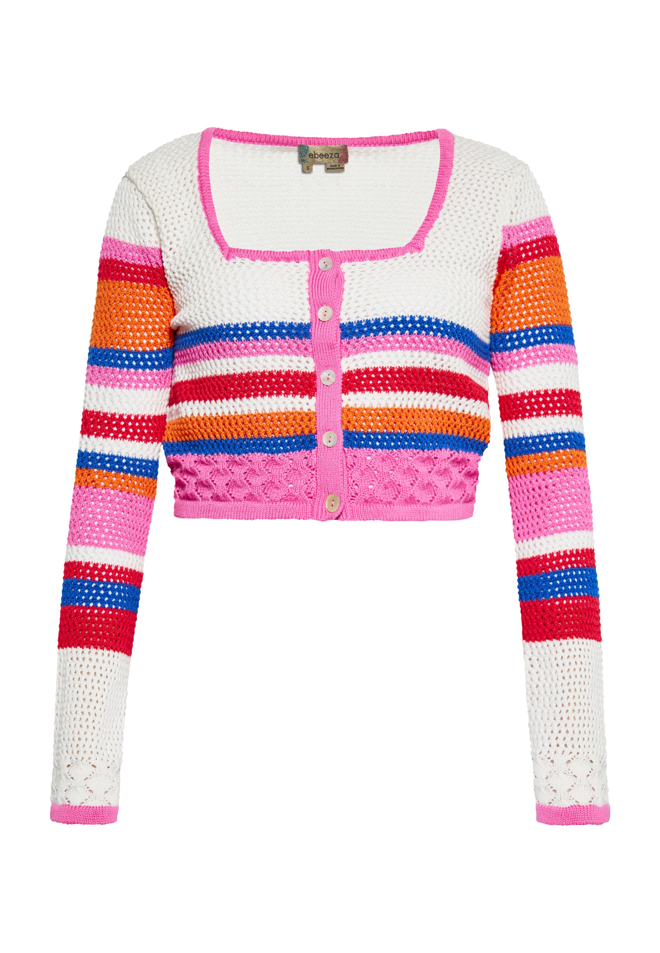 ebeeza Knit cardigan in White: front