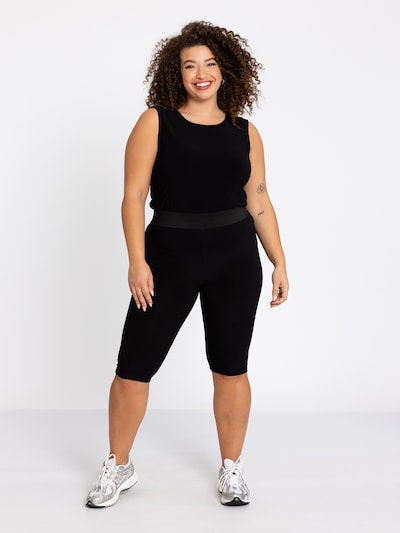 YOEK Leggings en noir, Vue avec produit