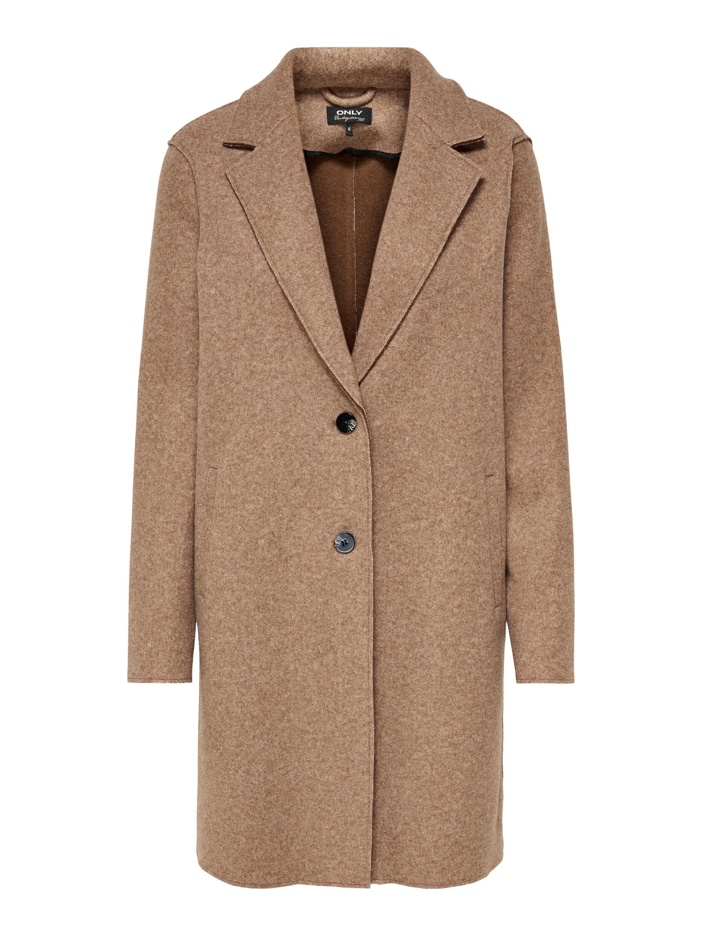 ONLY Between-Seasons Coat 'Carrie' in Beige: front
