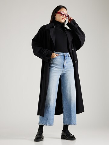 BOSS Wide leg Jeans in Blauw