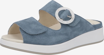 SOLIDUS Mules 'Hannah' in Blue: front