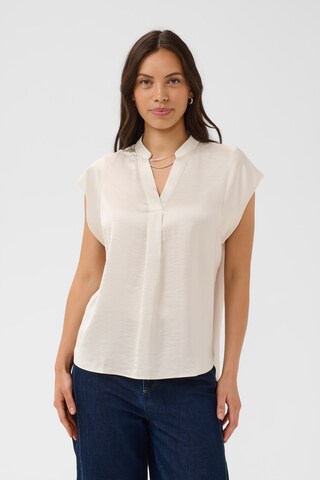 SAINT TROPEZ Blouse in White: front