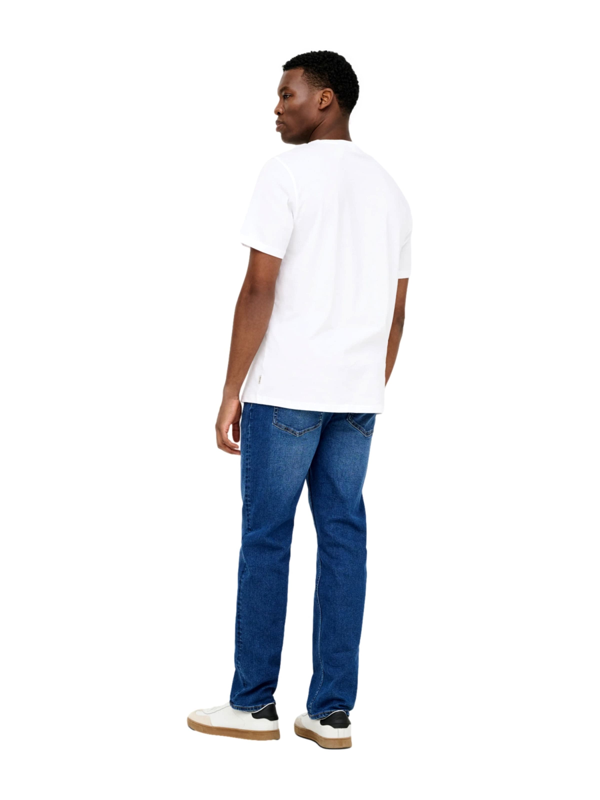 Maglietta 'Mass Parisien' di Only & Sons in bianco