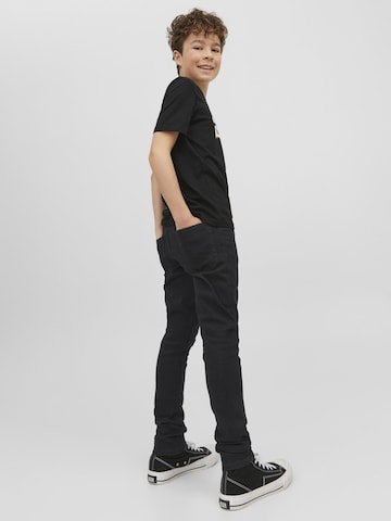 Skinny Jean 'Liam' Jack & Jones Junior en noir