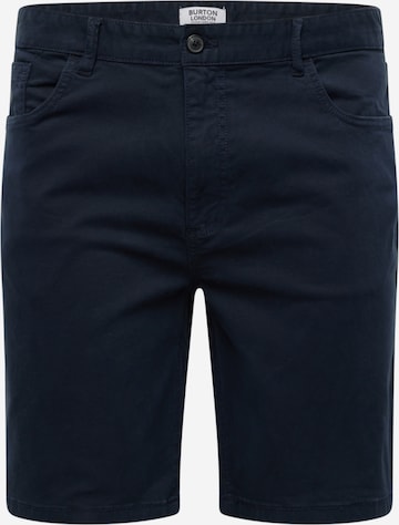BURTON MENSWEAR LONDON Regular Trousers in Blue: front