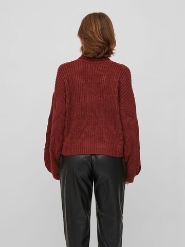 VILA Sweater in Red