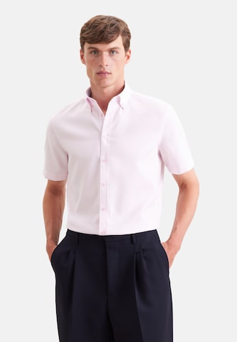 SEIDENSTICKER Regular Fit Hemd in Pink: Vorderseite