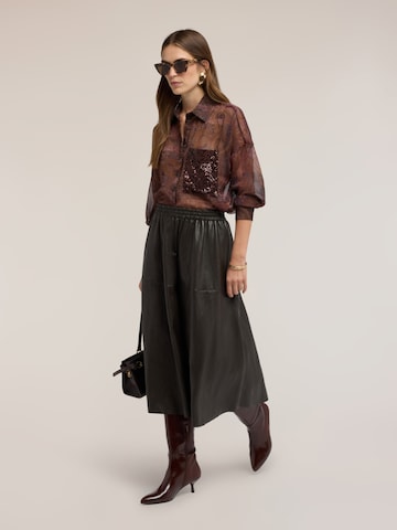 MOTIVI - Blusa en marrón