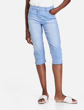 GERRY WEBER Slimfit Jeans 'Best4Me' in Blau: predná strana