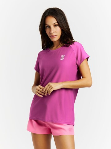 PROTEST Functioneel shirt 'PRTMagia' in Roze