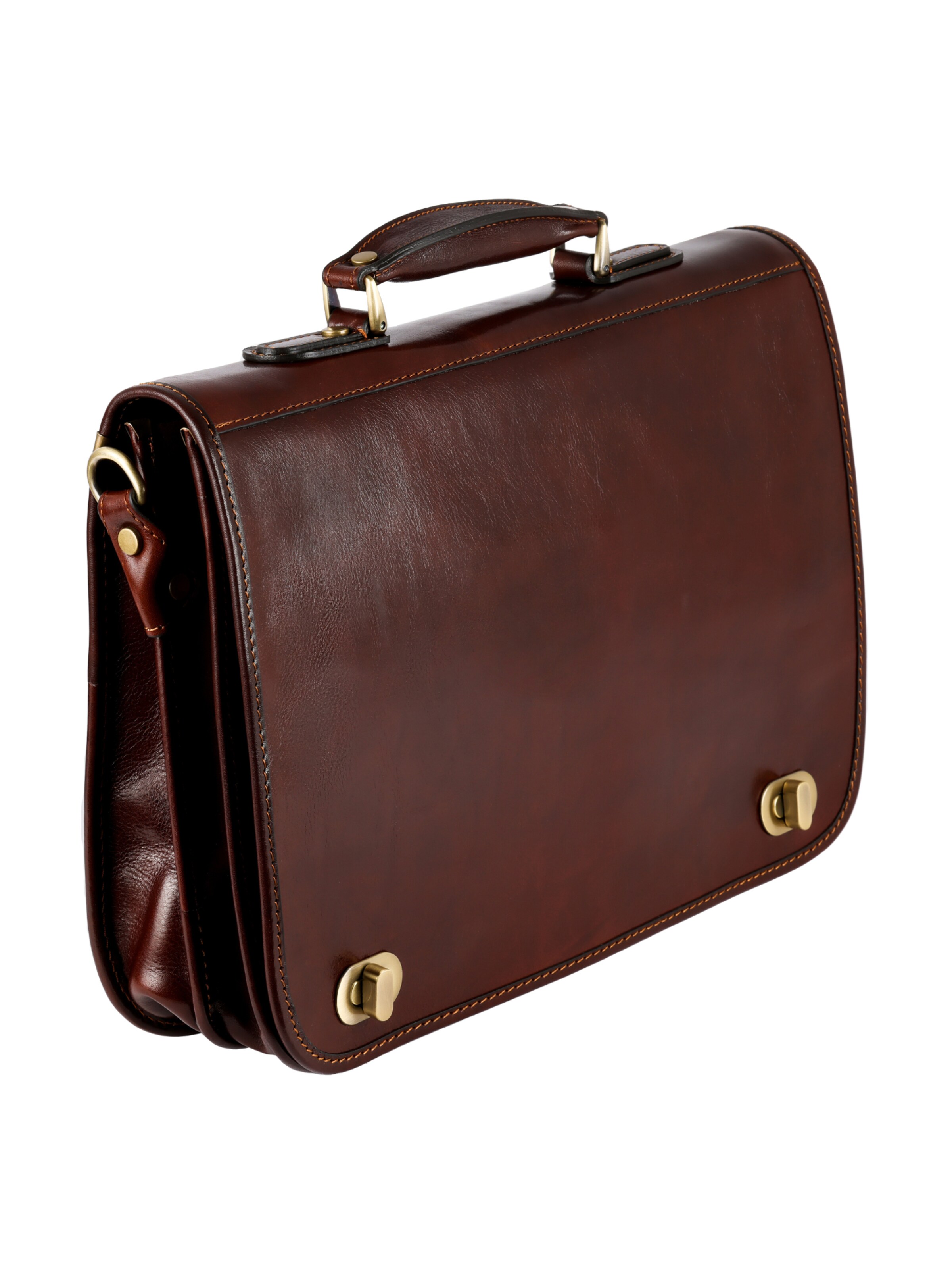 Time Resistance Briefcase 'Illusions' in Brown