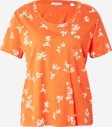 ESPRIT Shirt in Oranje: voorkant