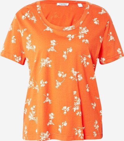 ESPRIT Shirt in orange / weiß, Produktansicht