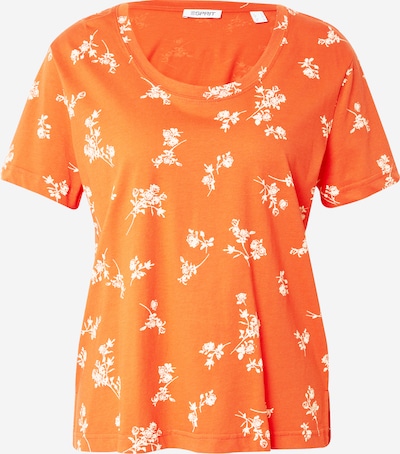 ESPRIT T-shirt i orange / vit, Produktvy