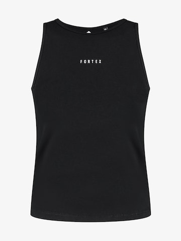Fortex Fitness Shirt 'Everyday' in Schwarz: Vorderseite