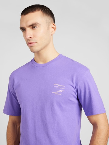 JACK & JONES T-Shirt 'CHAIN' in Lila