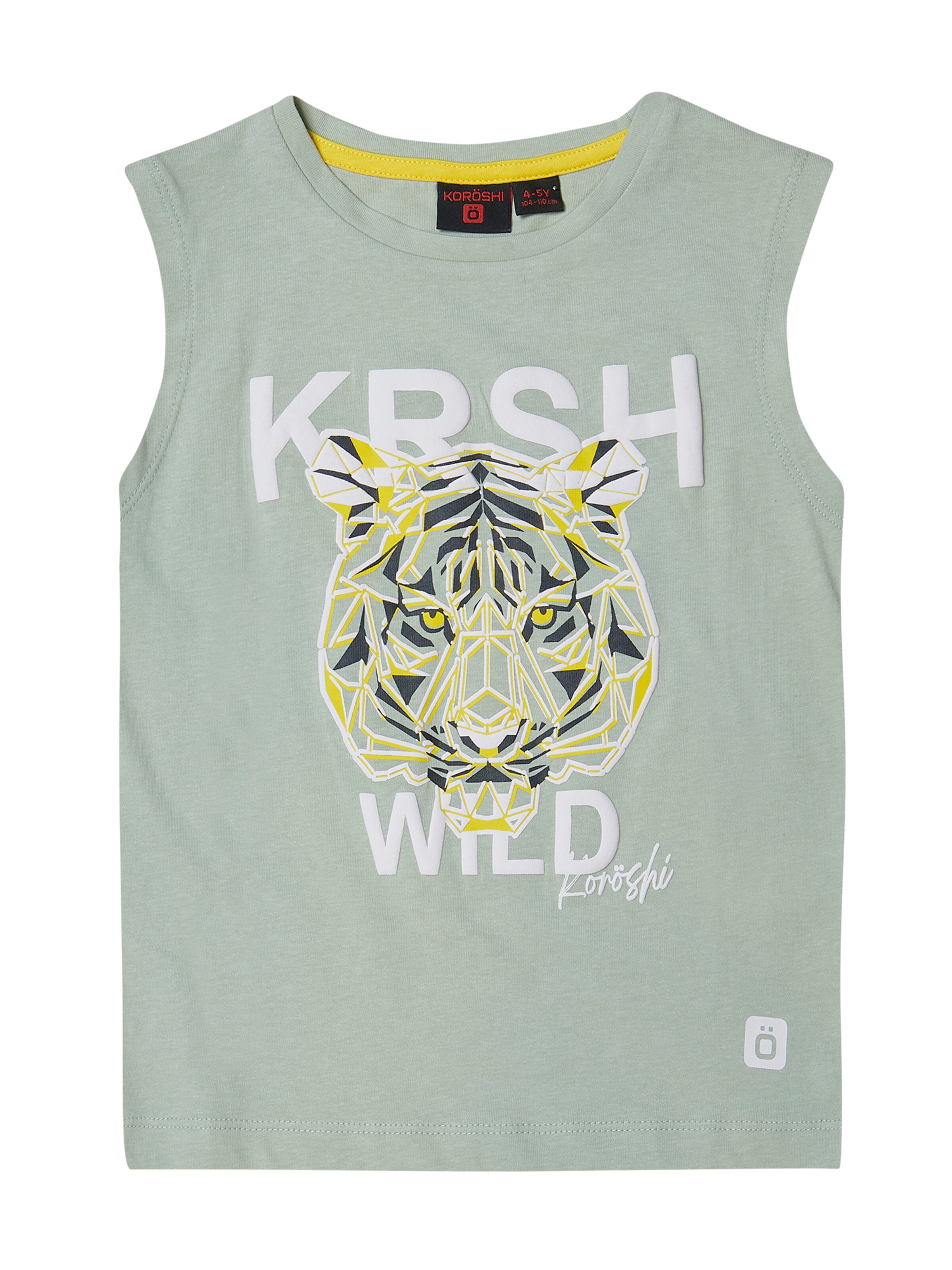 KOROSHI T-shirt i grön: framsida