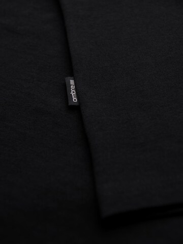 Ombre Shirt in Zwart