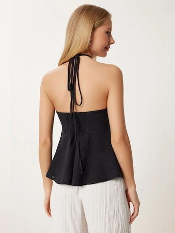 Happiness İstanbul Top in Schwarz