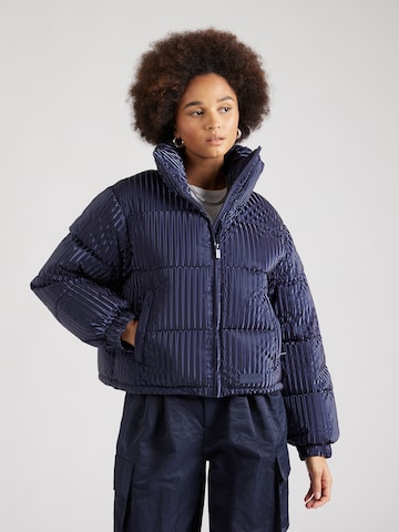 Sixth June Winter Jacket 'IRIDESCENT' in Blue: front