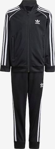 ADIDAS ORIGINALS Trenirka za tek 'Adicolor' | črna barva: sprednja stran