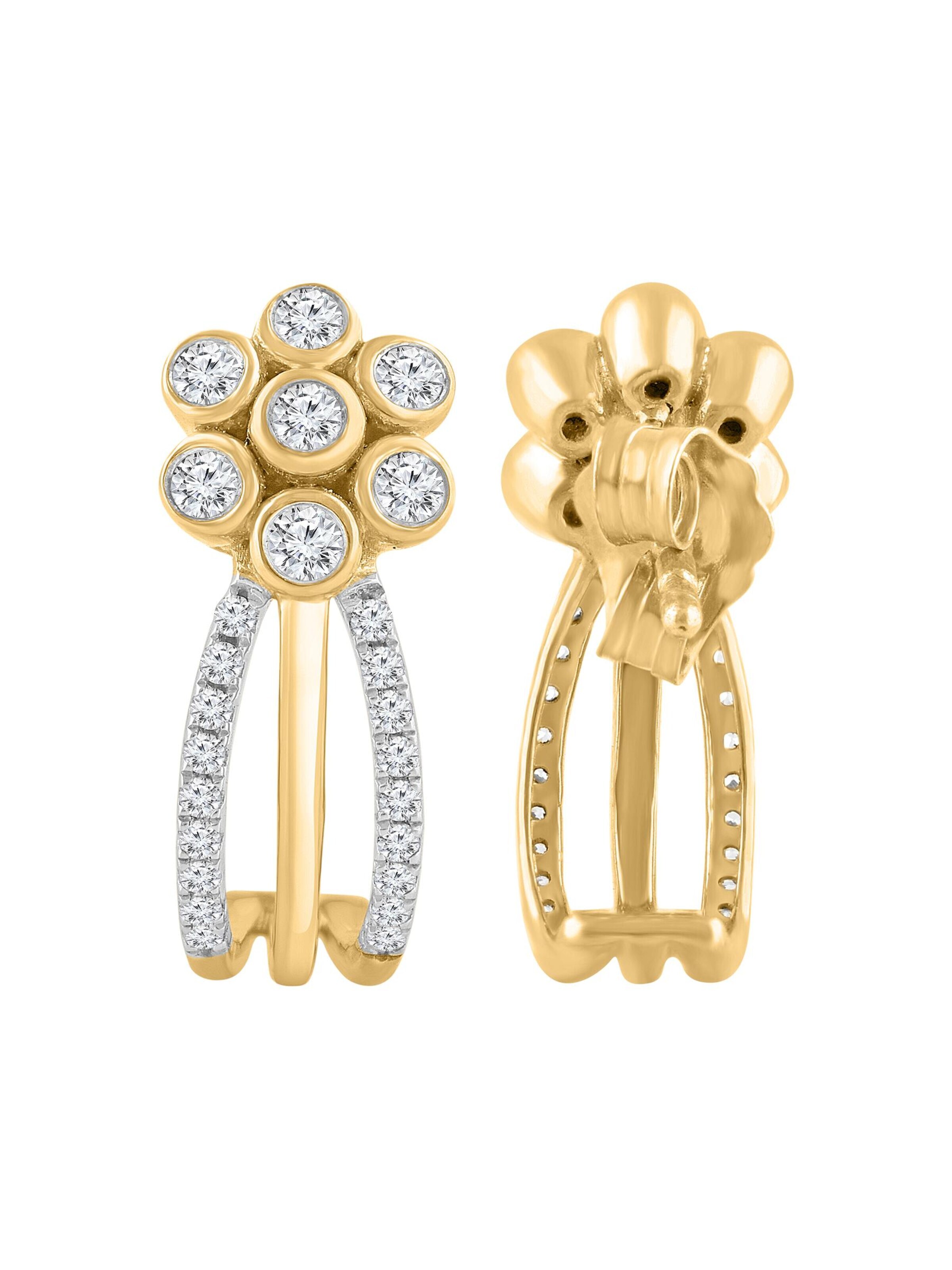 Diamant Exquis - Pendientes en oro