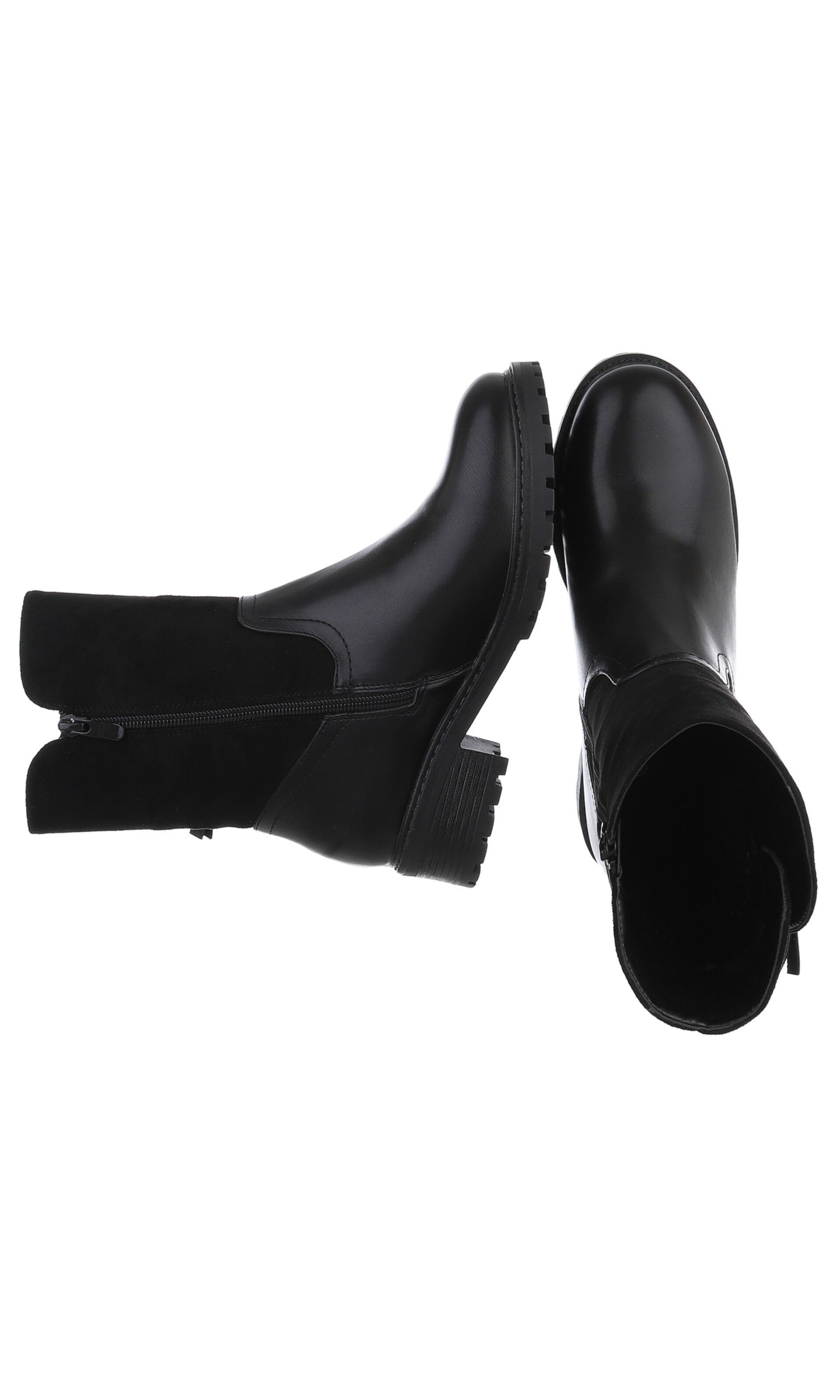 Ital-Design Boots in Schwarz