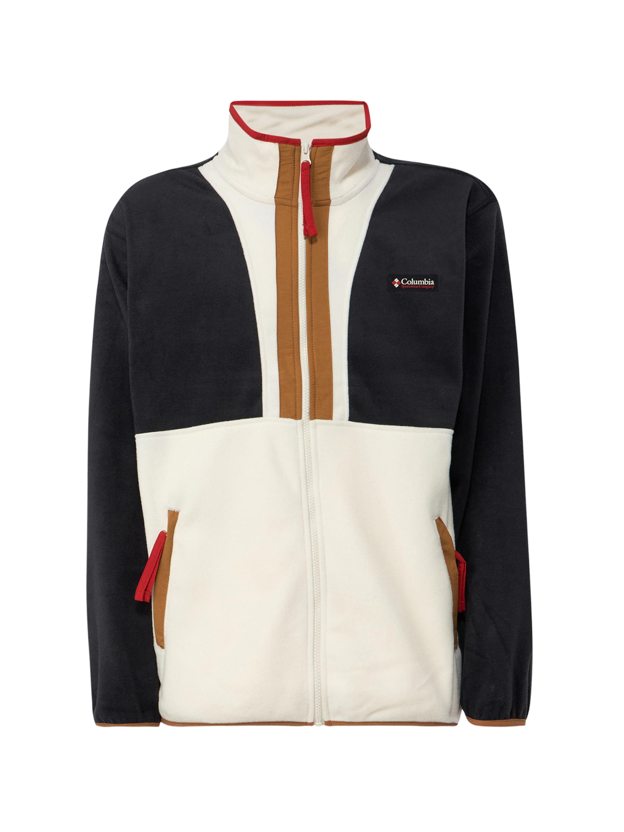 COLUMBIA Функциональная флисовая куртка 'Backbowl II' в Черный: спереди