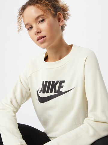 Nike Sportswear Μπλούζα φούτερ 'Essential' σε μπεζ