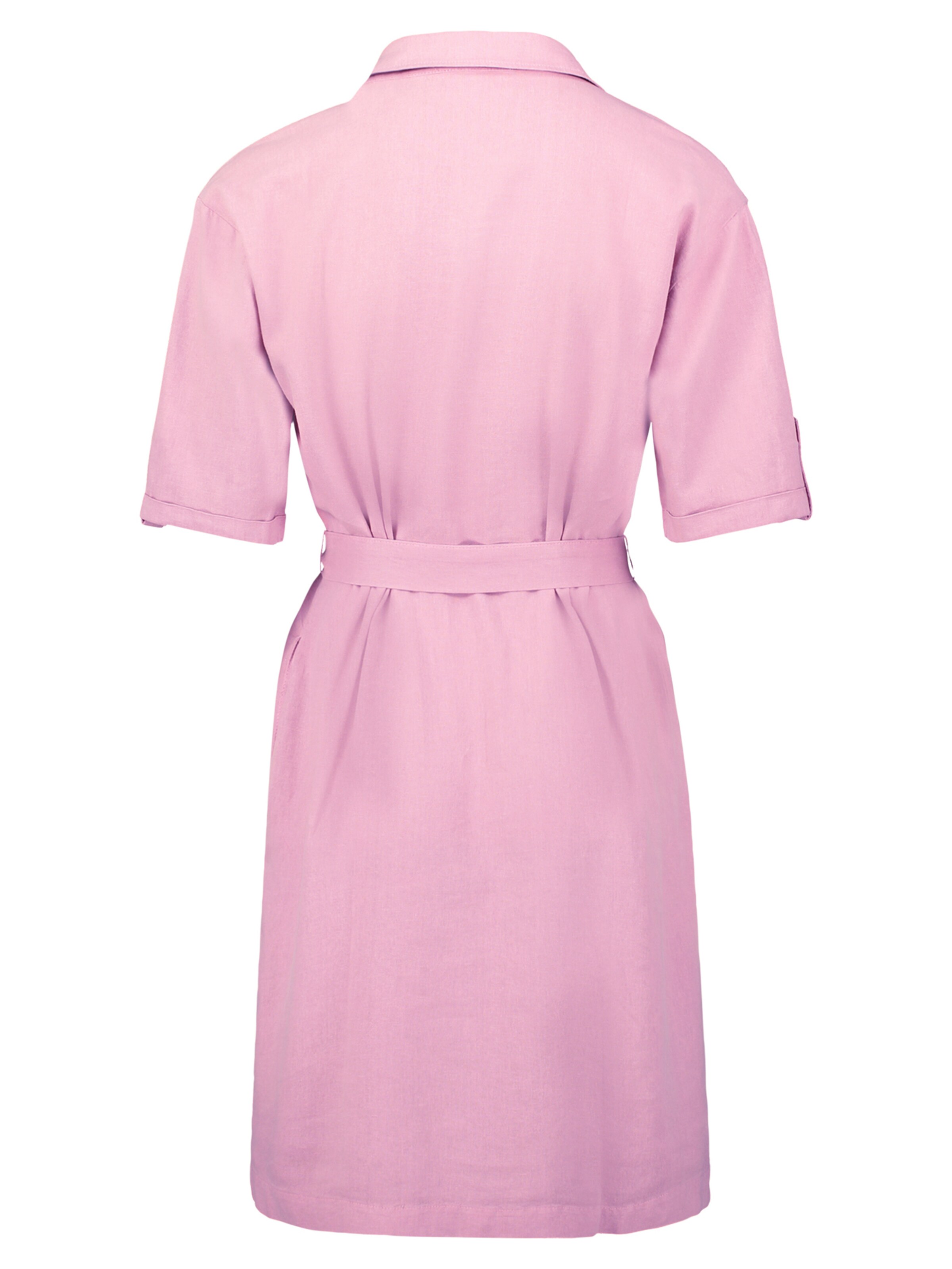 Cartoon Freizeitkleid mit Gürtel in Pink