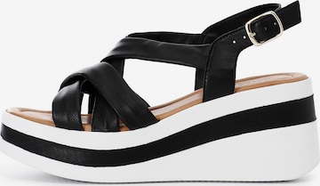 Sandales CAFè NOIR en noir : devant