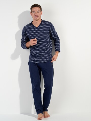 HOM Pyjama lang ' Salvador ' in Blauw