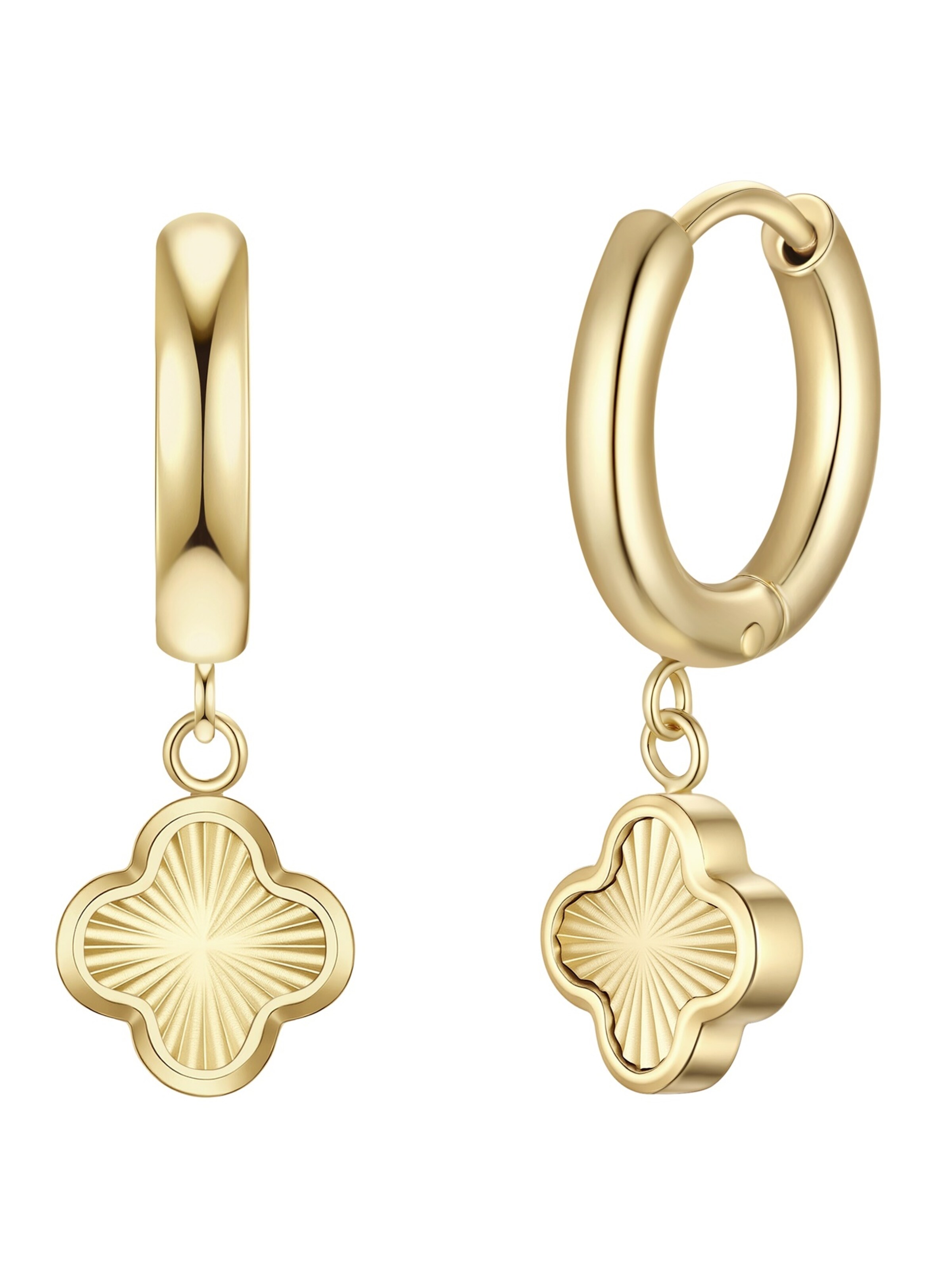 Glanzstücke München - Pendientes en oro: frente
