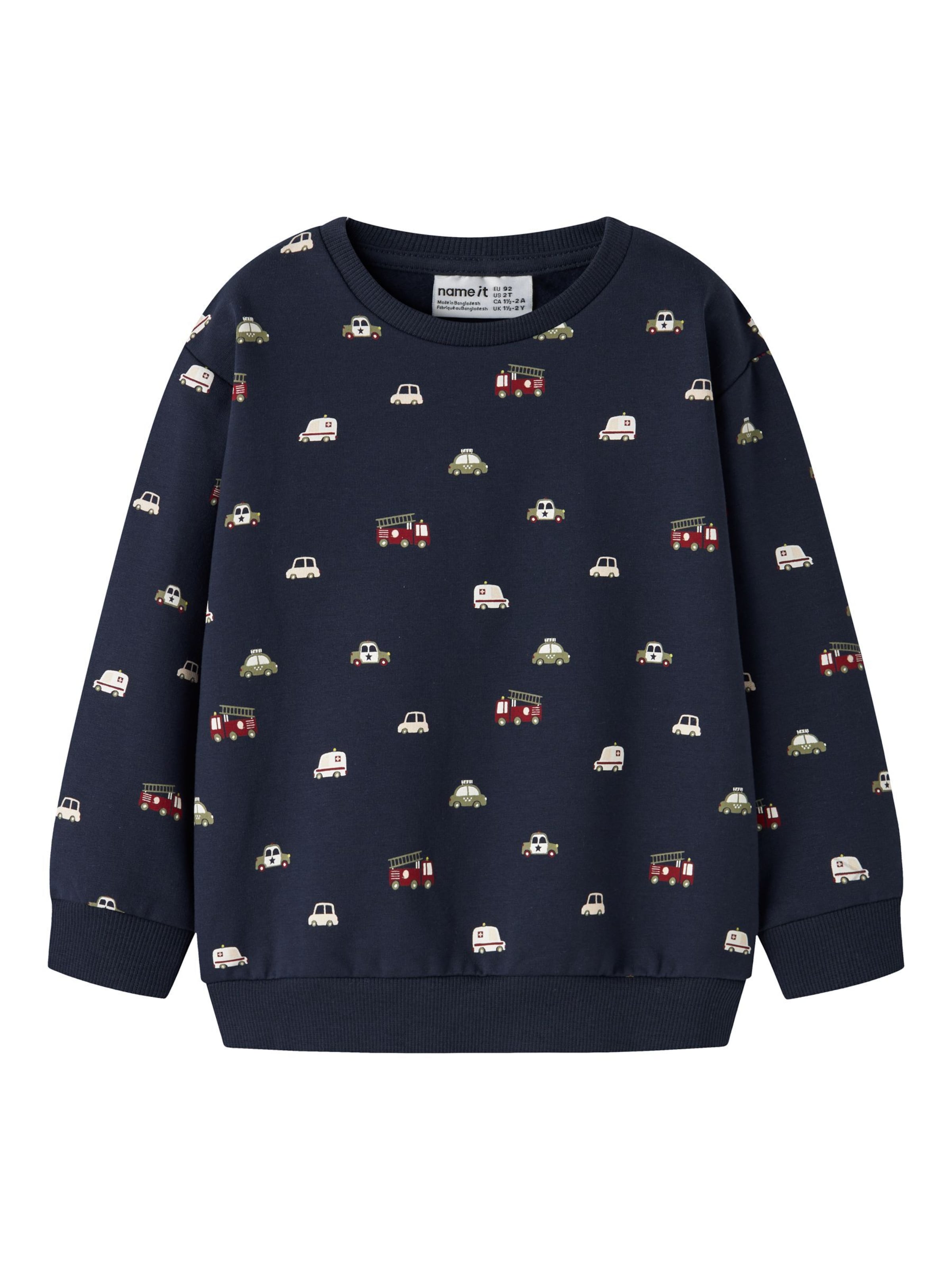 NAME IT - Sudadera en azul: frente