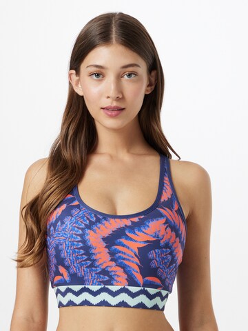 Bustier Soutien-gorge de sport 'SHIVA' DELICATELOVE en bleu : devant