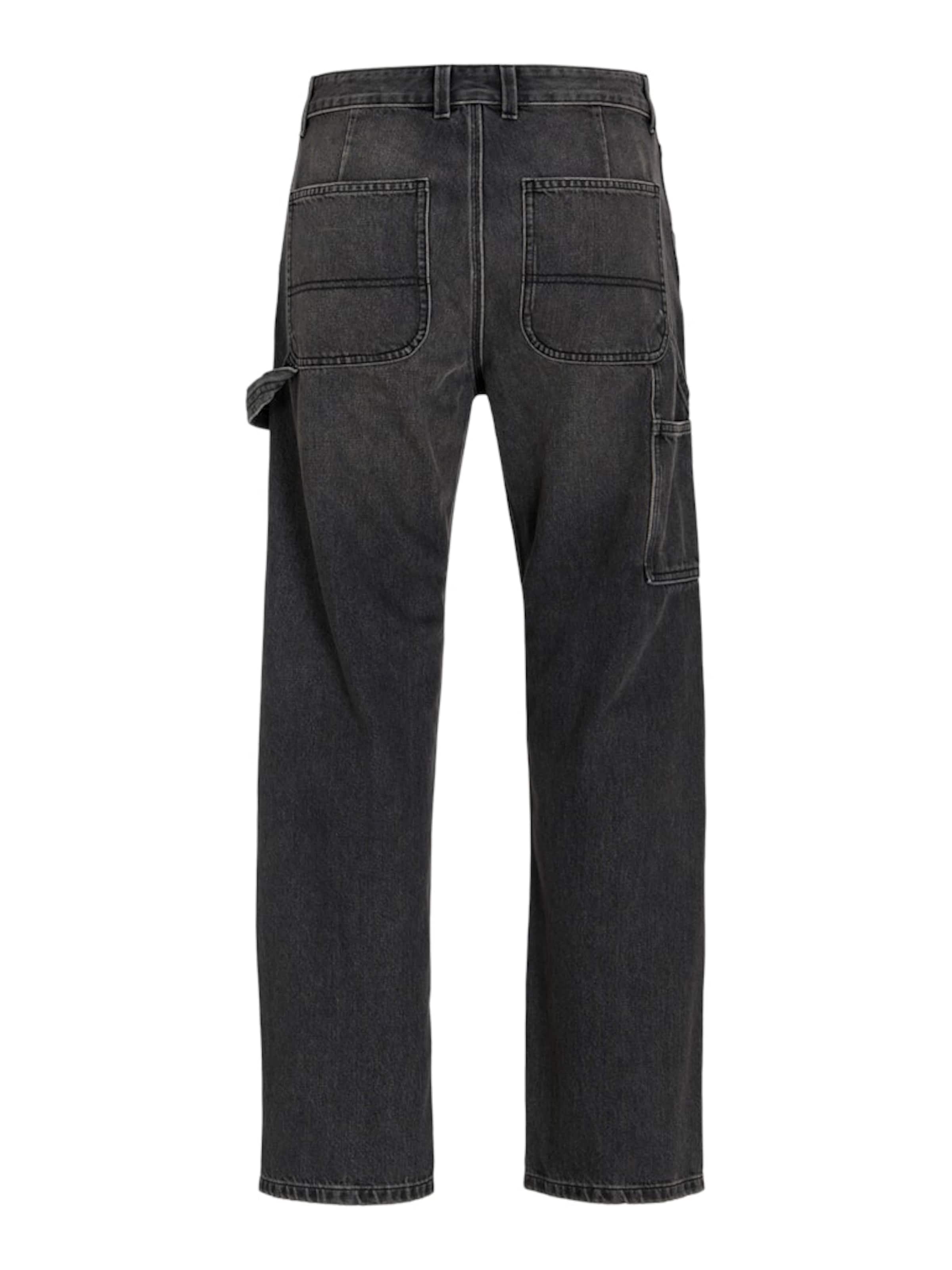 JACK & JONES - regular Vaquero 'JJIEddie' en negro