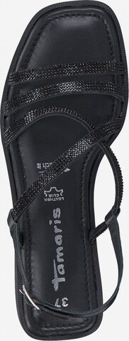 TAMARIS Strap sandal in Black