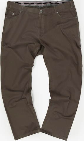 JP1880 Regular Broek in Bruin: voorkant