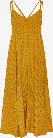 Rochie de la Funky Buddha pe galben: față