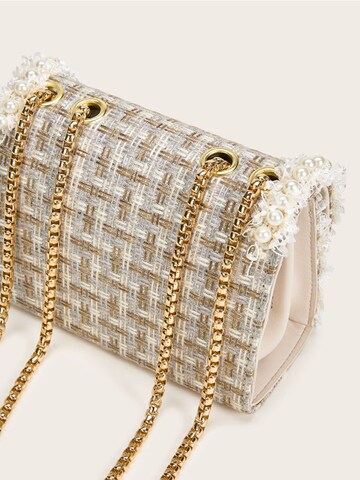 Tomshop24-7 Handbag 'Gabrielle, Tweed' in Beige