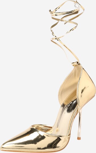 Public Desire Cipele s potpeticom u zlatna, Pregled proizvoda