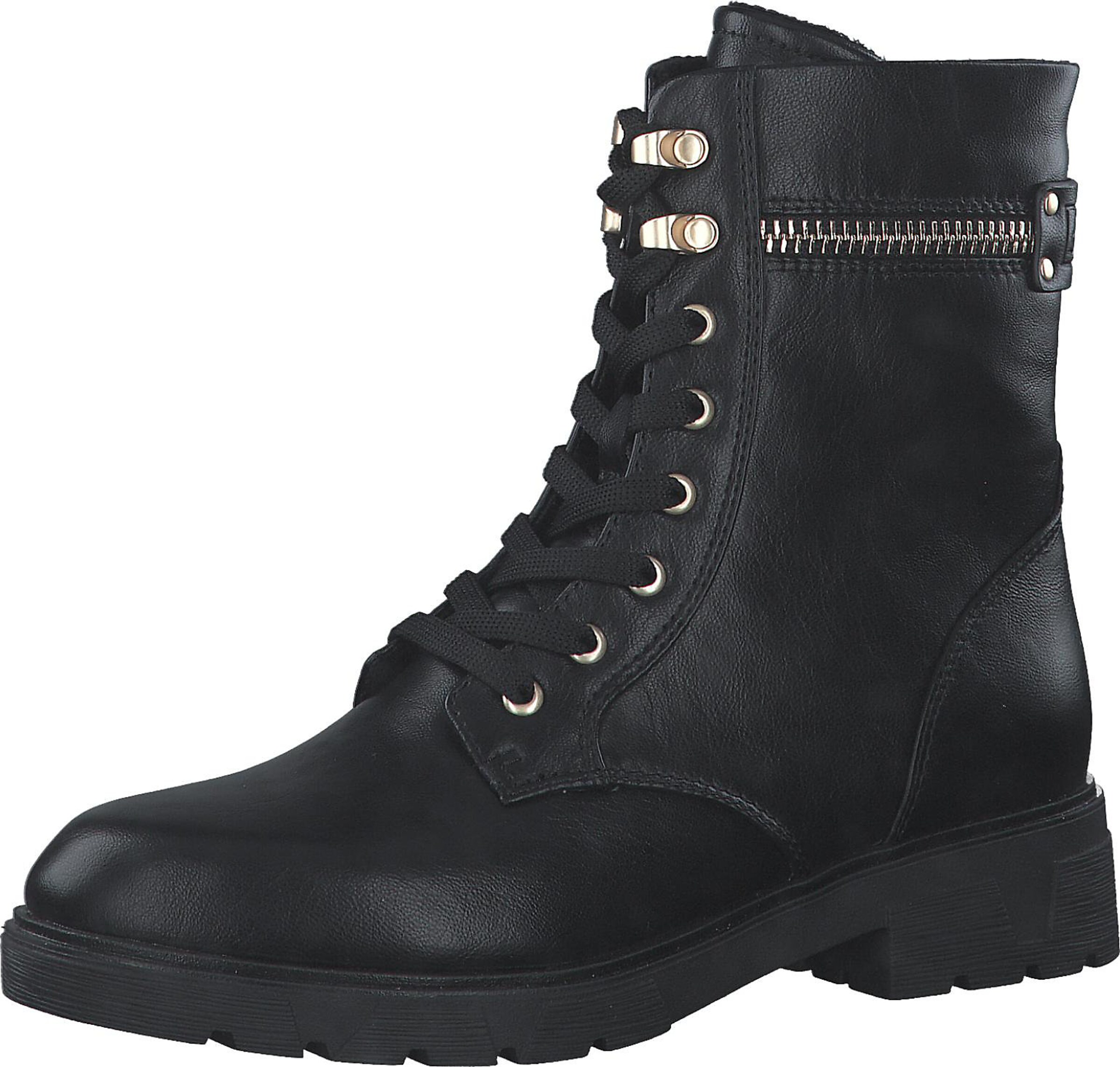 Bottines lacets s.Oliver en Noir ABOUT YOU