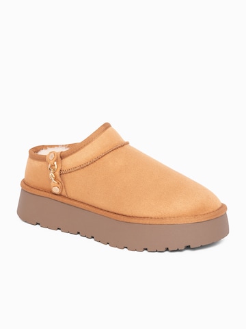 Boots da neve 'IDALIA' di Island Boot in marrone: frontale
