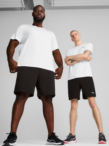 PUMA - regular Pantalón deportivo 'Puma M Tad Essentials 8 Knit Short' en negro