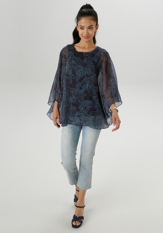 Aniston SELECTED Bluse in Blau