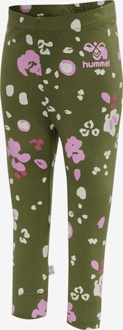 Regular Leggings Hummel en vert