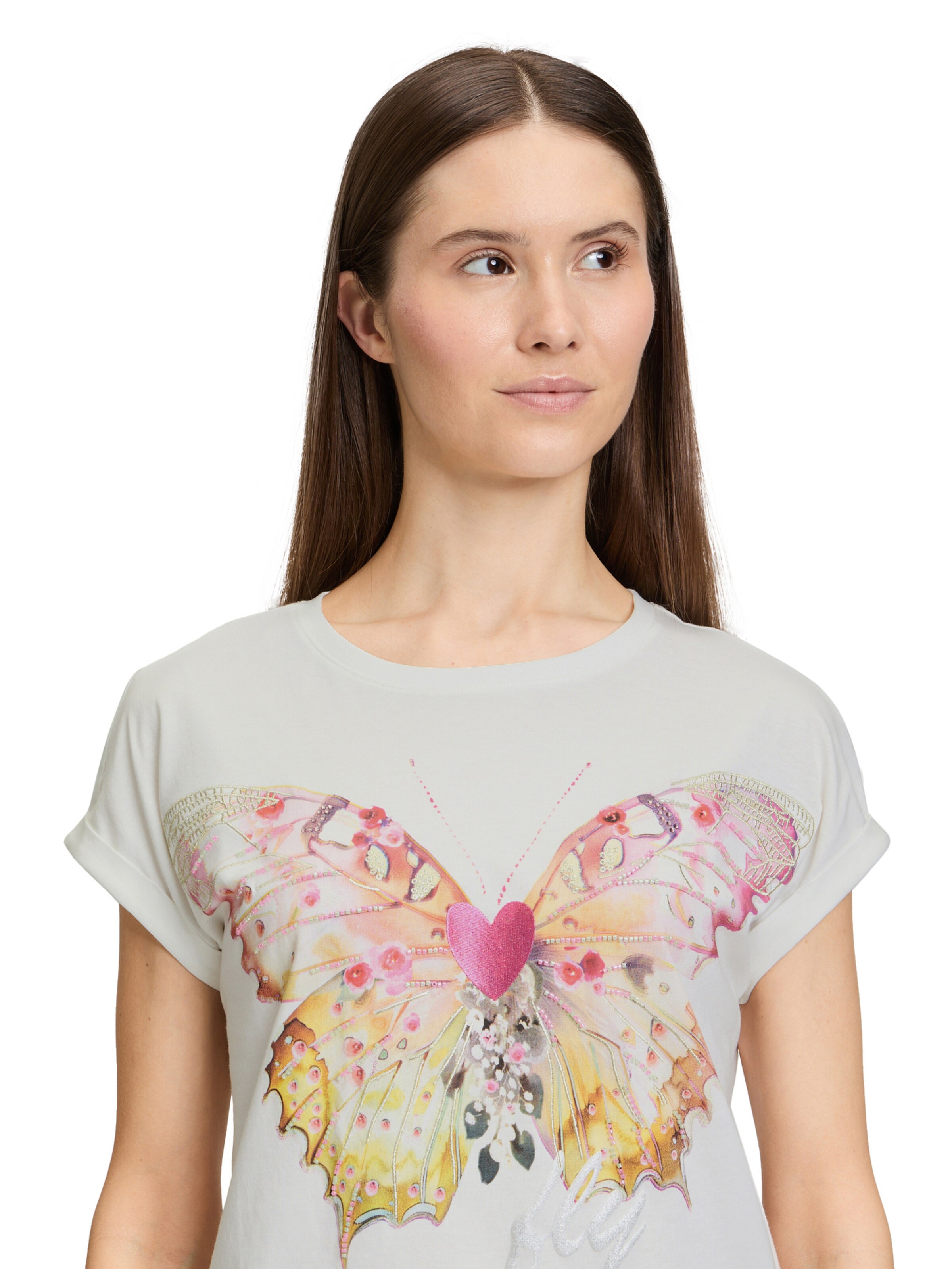 T-shirt Cartoon en blanc