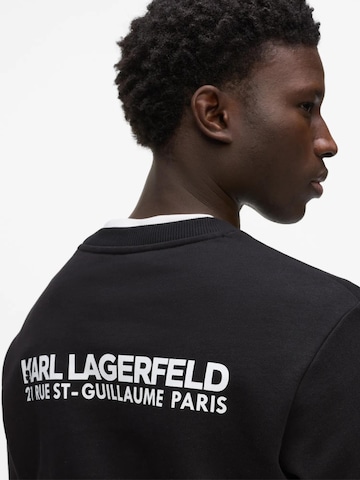 Karl Lagerfeld Mikina 'Rue St-Guillaume' - Čierna