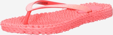 ILSE JACOBSEN Teenslipper 'Cheerful 01' in Rood: voorkant